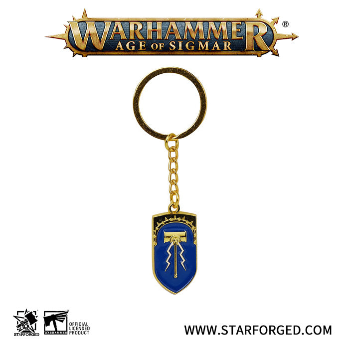 Warhammer Age of Sigmar Sigmarrite Shield Liberators Keychain Starforged Warhammer Age of Sigmar Sigmarrite Shield Stormcast Liberators Keychain Starforged